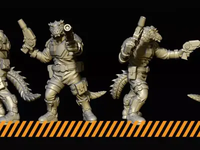 Draconians  3D print model