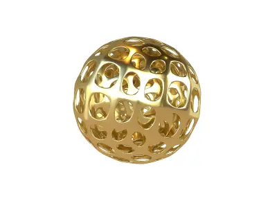 Abstract Sphere Ball v2 001 3D model