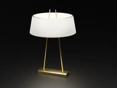 Table Lamp Low-poly 3D model