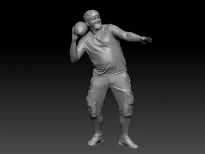 human man pack 3D print model