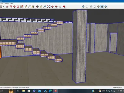 simple building  3D model