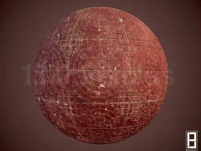 4k PBR Texture Of Floor Tiles Texture