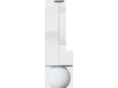 Hanging Lamp Manz Brass 3D model