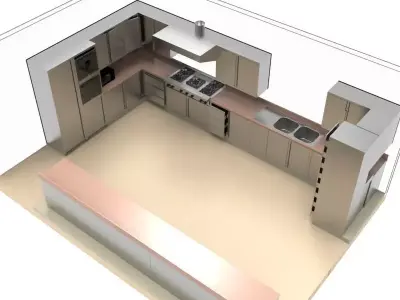 KITCHEN 13 3D model