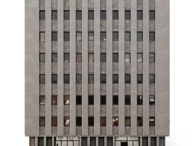 Tenement Building Low-poly 3D model