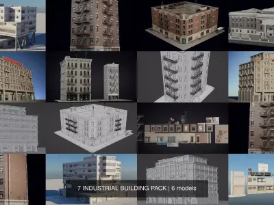 7 INDUSTRIAL BUILDING PACK