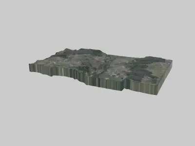 KIEV City Low-poly 3D model