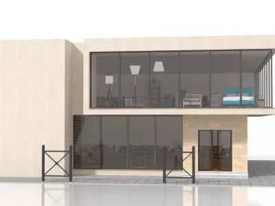 Furniture Store Low-poly 3D model