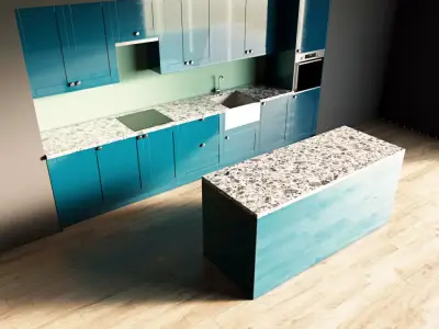 58-Kitchen10 glossy 5 3D model