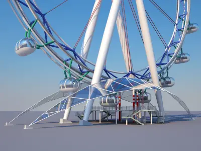 Ferris Wheel 3D model
