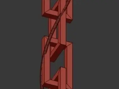 Untitled capiz honeycomb pendant light 3D model
