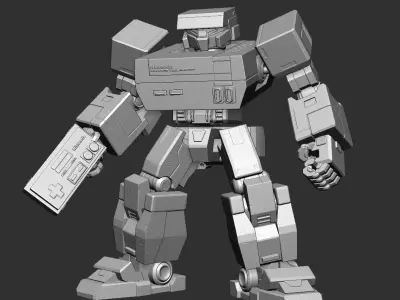 Nintendo robot version 2  3D print model
