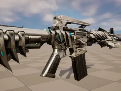 M4A1 Harmony Low-poly 3D model