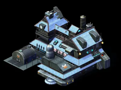 Crystal Palace - Factory 3D model