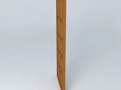 Bedroom door Free 3D model