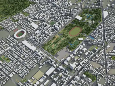 Quito  Low-poly 3D model