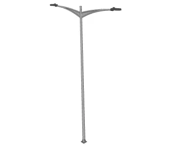 Lamp Post - Light Pole - Light Post - Street Light 16 3D model