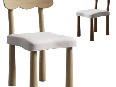 Madeleine dining chair 3D model