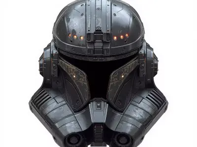 Cyber-Mecha Infiltrator 3D Model Low-poly 3D model