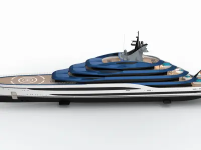  Deep Blue Superyacht 