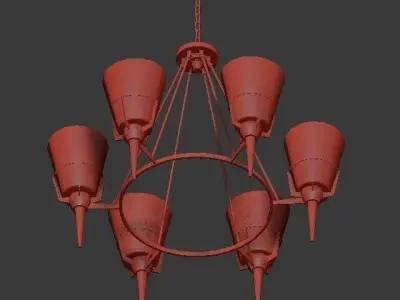 Patmos Chandelier 3D model