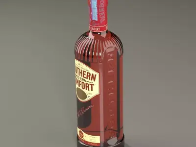 Southern Comfort Bottle 3D model
