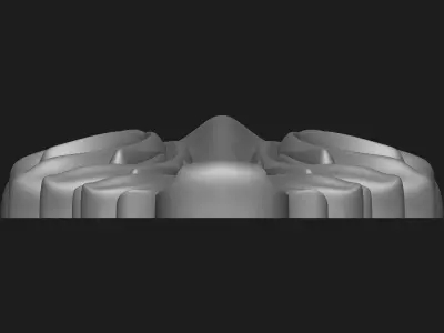 Decor vertical 002 3D model