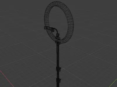 RingLight ring light on tripod Free 3D model