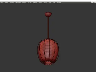 Ephron Pendant Low-poly 3D model