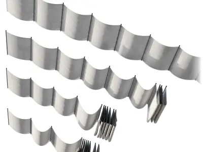 fabric canopy 3D model