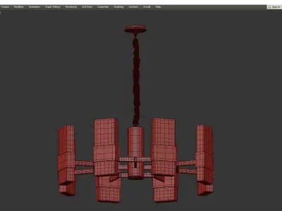 AVAIL BRASS MODERN Low-poly 3D model