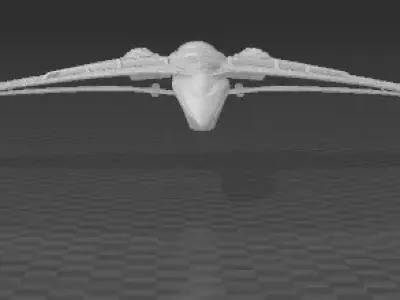 Romulan Mogai class starship  3D print model