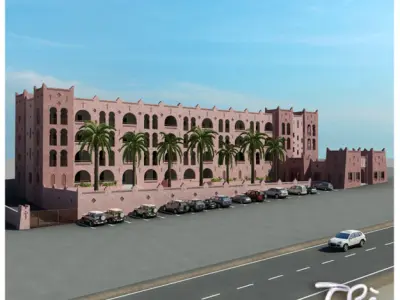 MOROCCO HOTEL 3D model