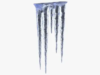 Icicle 1 icicles 3D model
