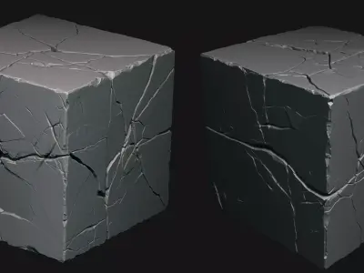 Rock cube Texture