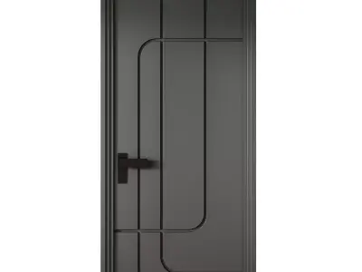 Laki Kapi Interior Door 17 3D model