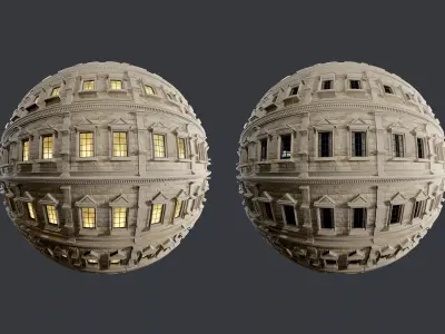 Building Facade Seamless PBR Texture 01 Texture