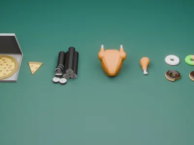 LowPolyFoodAssetPack 003 Low-poly 3D model