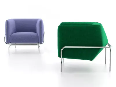 Chandigarh armchair 3D model