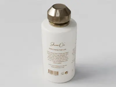 ShineOn Shampoo Low-poly 3D model