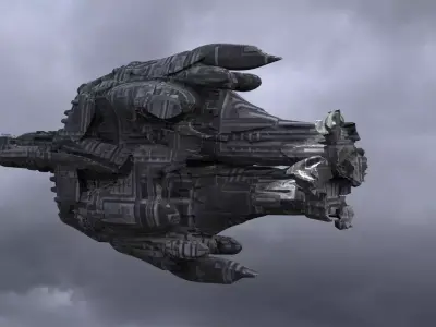 Prometheus Ship architecture 4 3D model