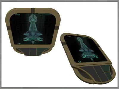 Orion PADD Lower Decks 3D print model