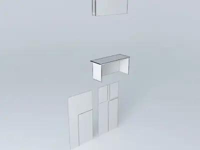 Portable Desk Free 3D model