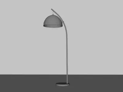 Modern Arc Floor Lamp 3D model