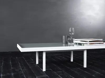 Table - Living Room Furniture 02 Low-poly 3D model