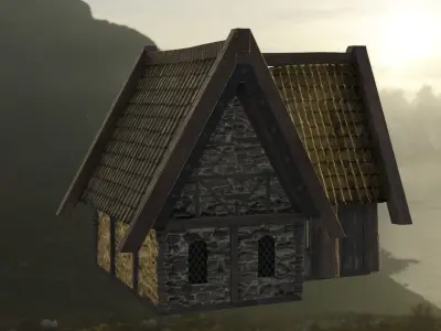 Breezehome Skyrim Free low-poly 3D model