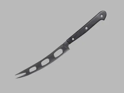 Cheese Knife Low-poly 3D model