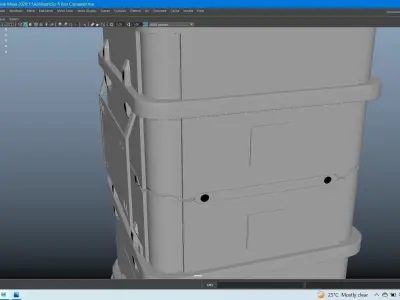 Sci fi Box Container 3D model