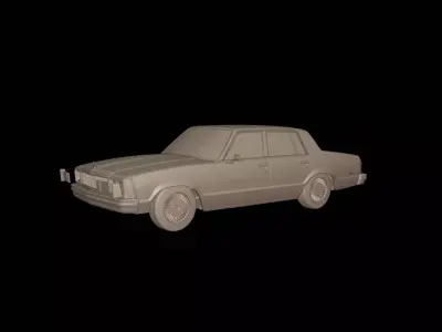 CHEVROLET MALIBU CLASSIC 1981 FOUR DOORS  3D print model