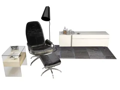 Relax Composition Armchair 3D model